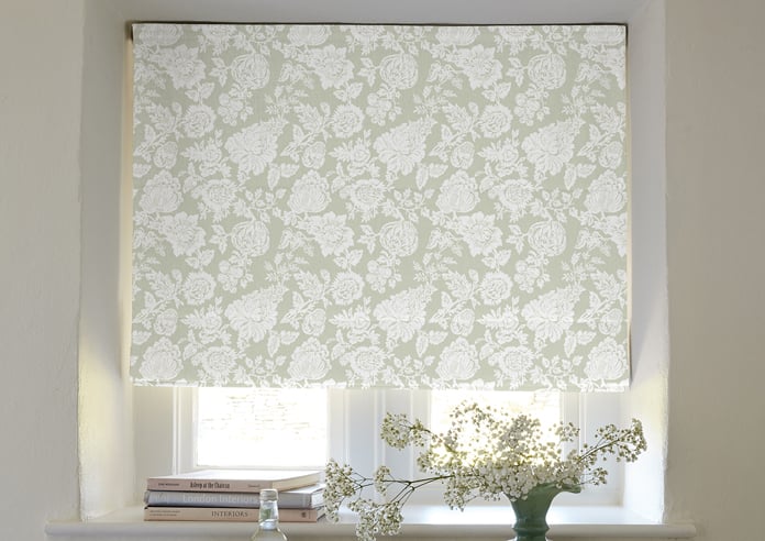 Shabby Chic by Rachel Ashwell Stipple, Sage - Roman Blind - Image 3